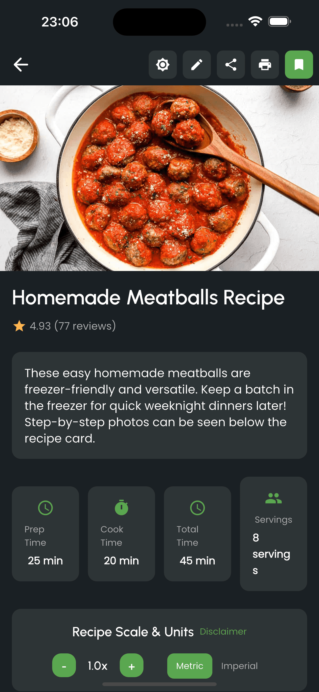 OnlyRecipe App Screenshot 2