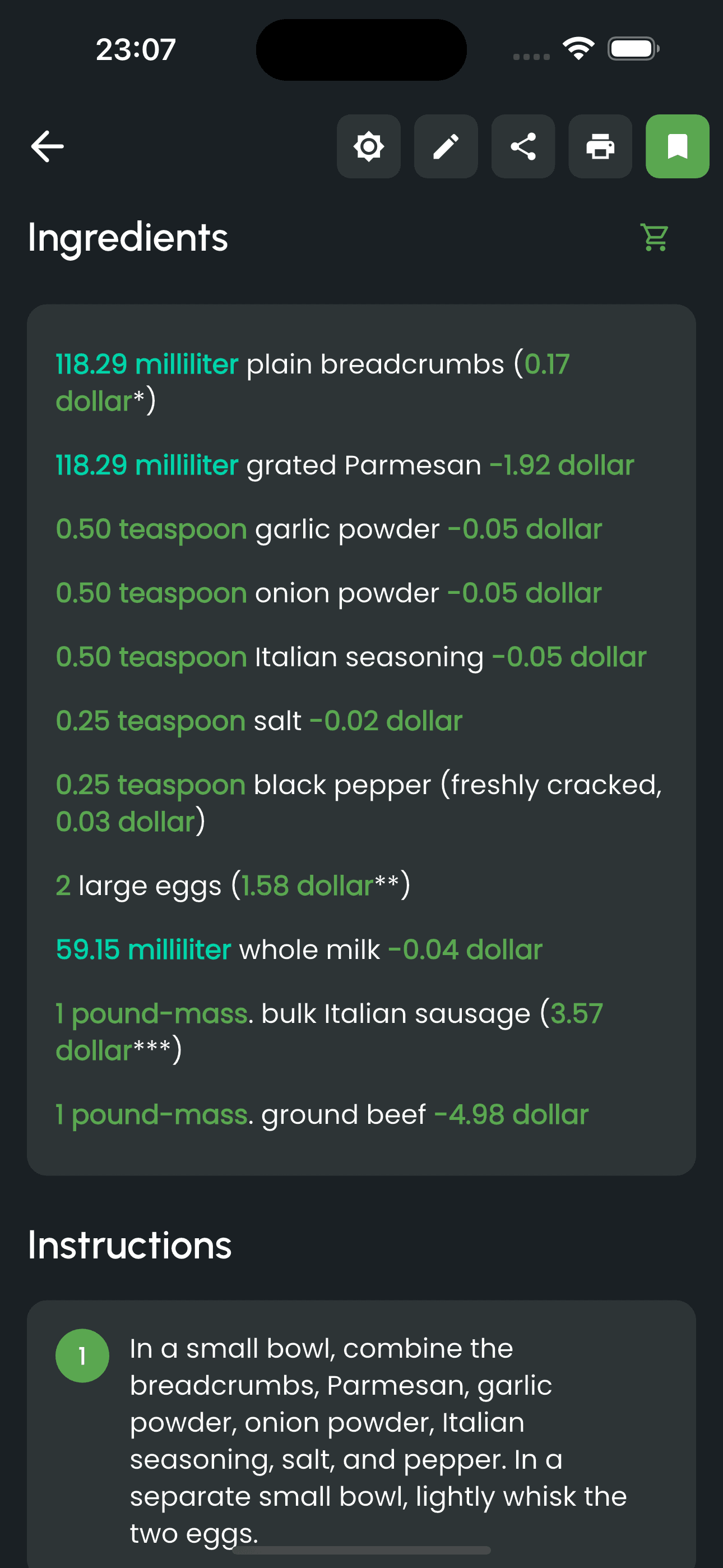 OnlyRecipe App Screenshot 3