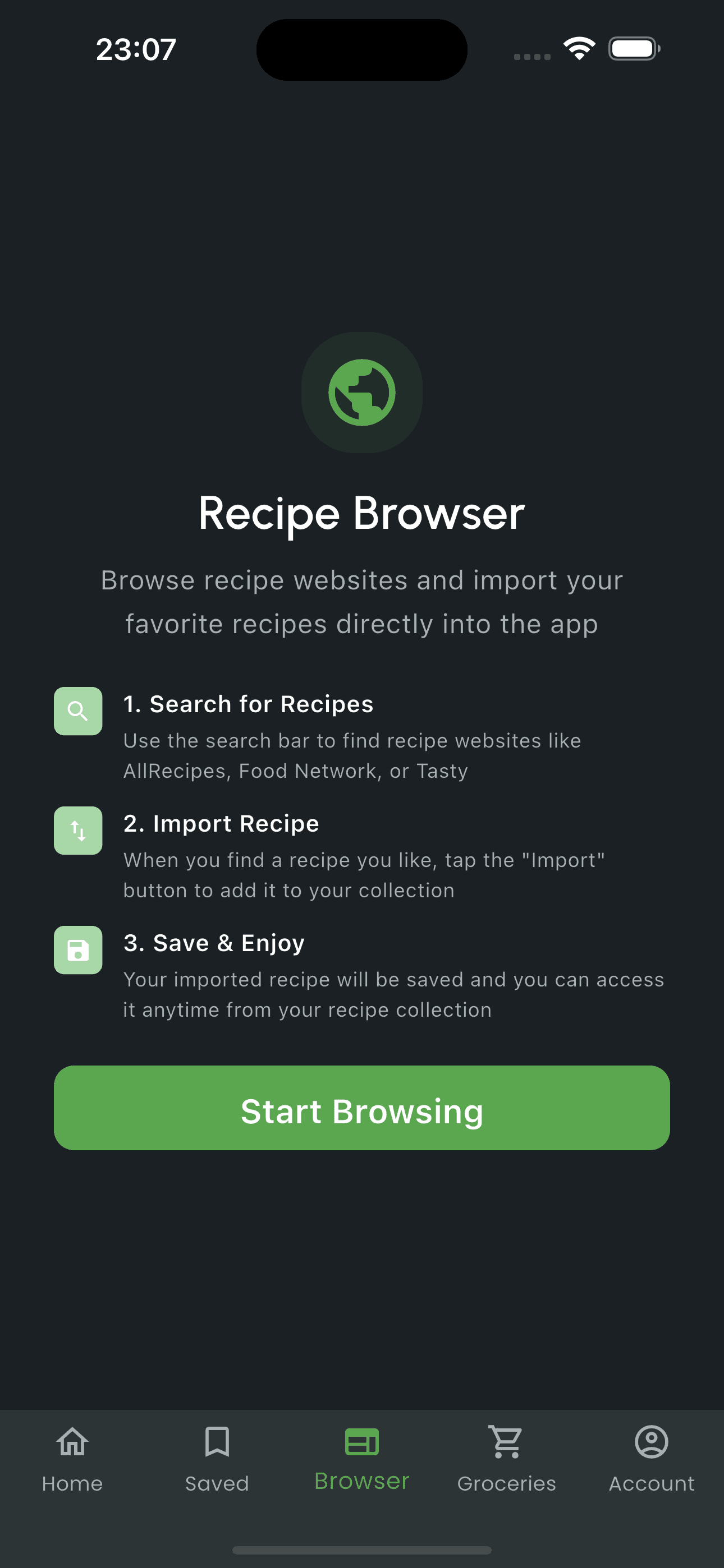 OnlyRecipe App Screenshot 5